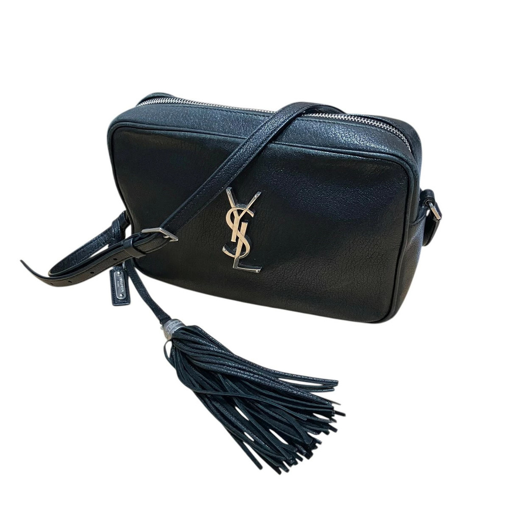 Saint Laurent Camera Leather Black